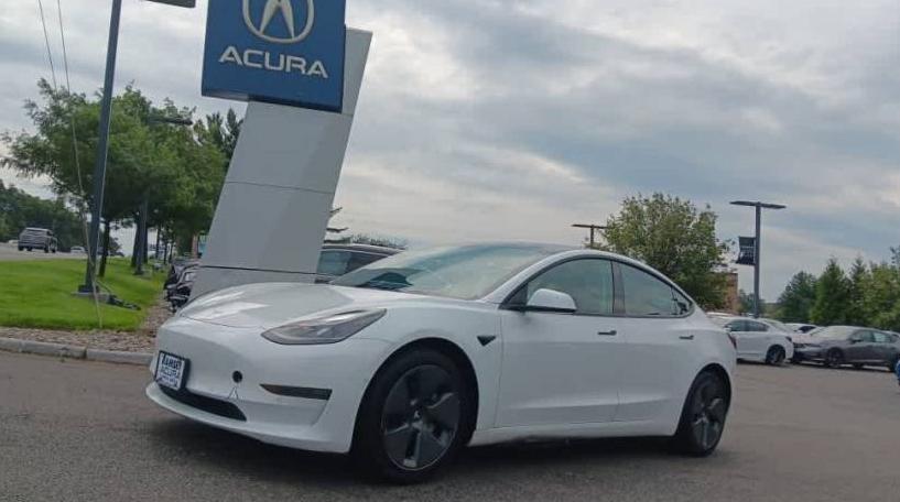 TESLA MODEL 3 2021 5YJ3E1EA0MF087945 image